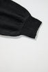 Eyelet Pattern Detail V Neck Drop Shoulder Sweater